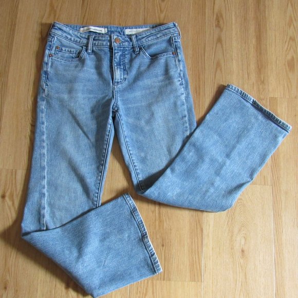 Pilcro High Rise Flare Jean Size 26 Light Wash - Picture 1 of 9